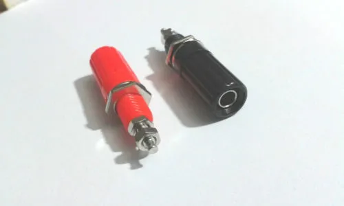 ملزم آخر لاختبار مسبار 4MM الموز التوصيل أحمر + أسود