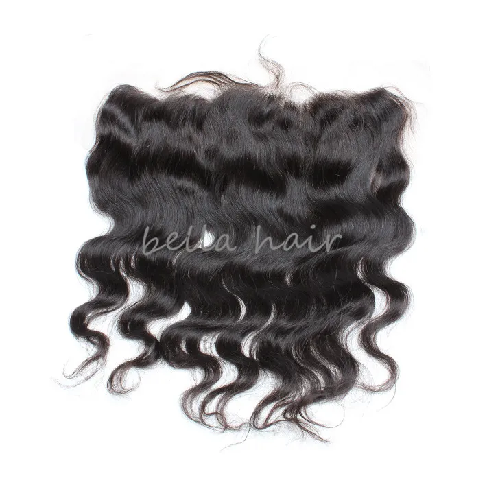 12A 822INCH ULTRATHIN REAL SWISS LACE FRONTAL CLOSURE 13X4 BRAZILIAN BODY WAVE HUMAN HAIR EXTENS自然色の耳2290838