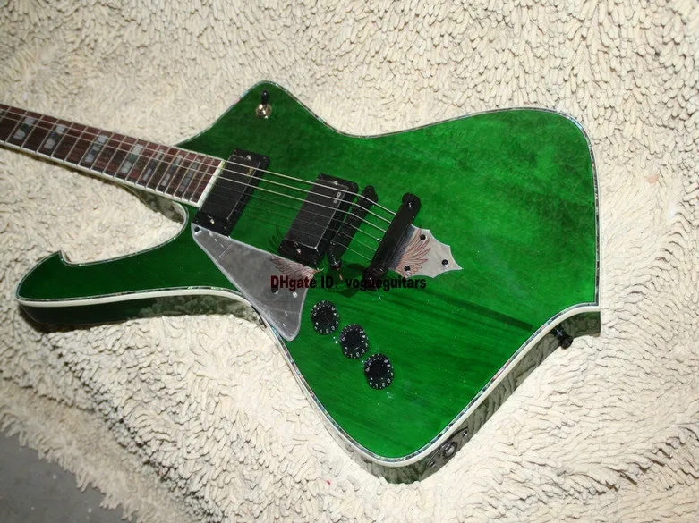 Vänstergitarr Iceman Custom Electric Guitar in Green Guitars Ree 1185468