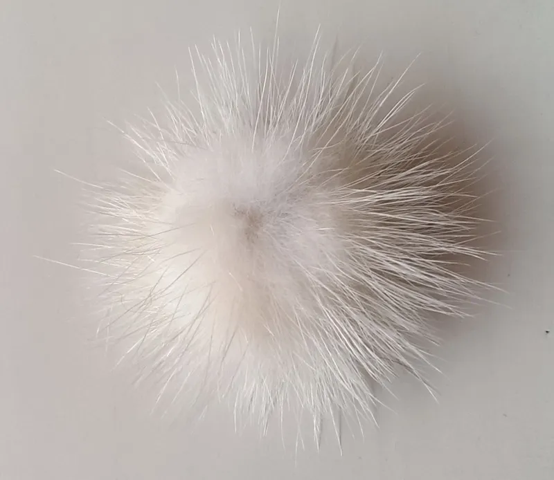 smart 3.5cm mink hair fur ball accessories for decoration genuine PomPom balls free express delivery