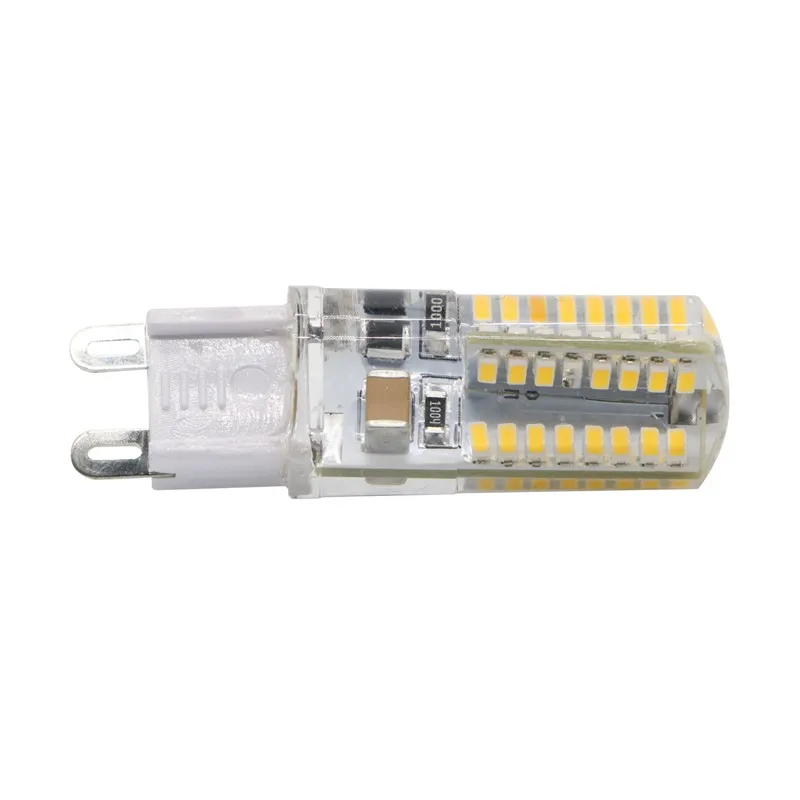 Mini lámpara de bombilla Led G9 luces de araña de cristal Led 64Leds AC 110V 220V iluminación de decoración de arte para el hogar reemplazar lámpara halógena