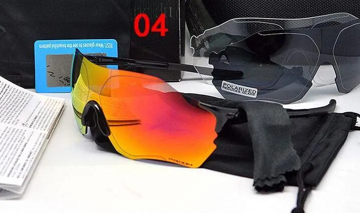 EV Zero Cycling Eyewear Man Men Mode Spolaryzowane okulary przeciwsłoneczne Outdoor Sport Kieliszki 9313 Kolorowe, polaryzowane, przezroczyste soczewki 7503516