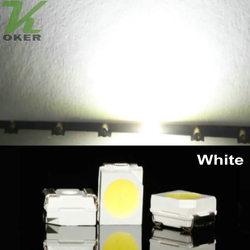 10000 قطع / بكرة withe plcc-2 smd 3528 (1210) الصمام الثنائيات مصباح فائقة مشرق