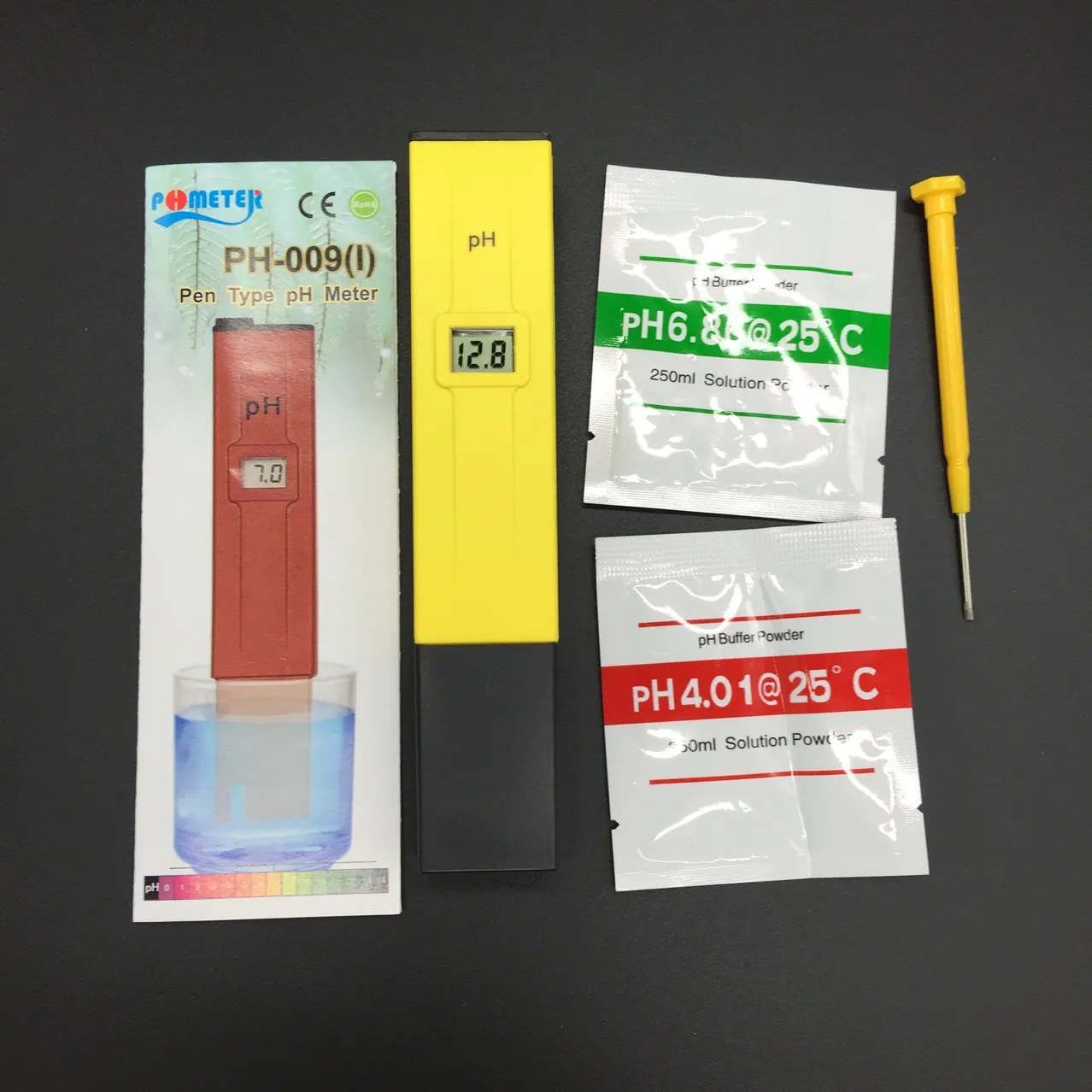 Digital pH-mätartyp PH-009 0,0 ~ 14.0 Automatisk kalibreringstemperatur ACT High Precision Mini pH-testare för akvarium