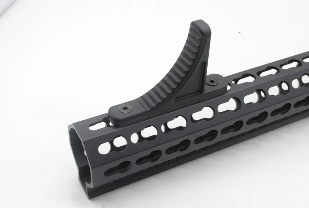 New Tactical Foregrip Front grip Vertical Grip Rail For Key Mod Handguard Aluminum Black 
