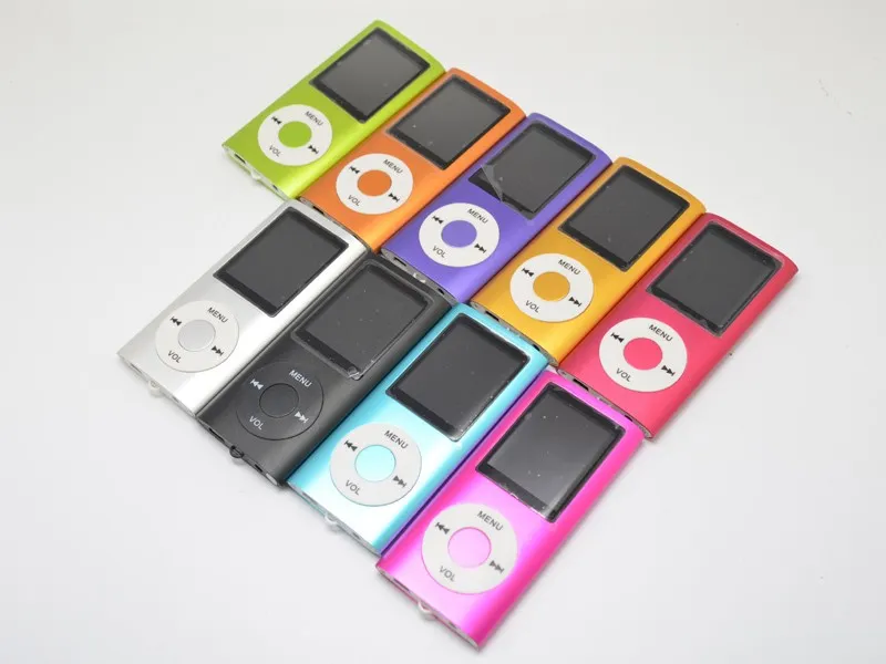 Горячая 4-я родов MP3 MP4 Player Slim 4-й 1,8 