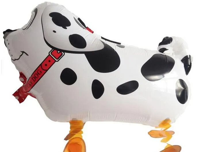 Ходячая собака фольга фольги воздушные шары животных принт шаром вечеринка украшения детей игрушки оптом hjia924