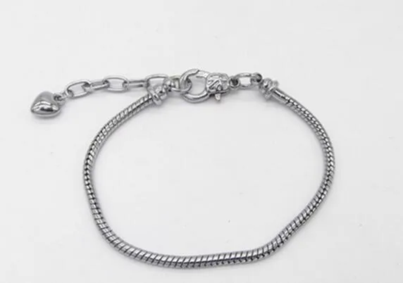 Braccialetti a maglie di moda Stile europeo Placcatura in acciaio inossidabile non sbiadisce mai braccialetto Chiusure a molla Catena Bracciale fai da te Braccialetti Accessori Gioielli