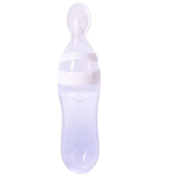 Toddler Silica Gel Feeding Bottle Spoon Food Supplement Rice Cereal Bottle Baby Infant Newborn Baby Feeding Bottle