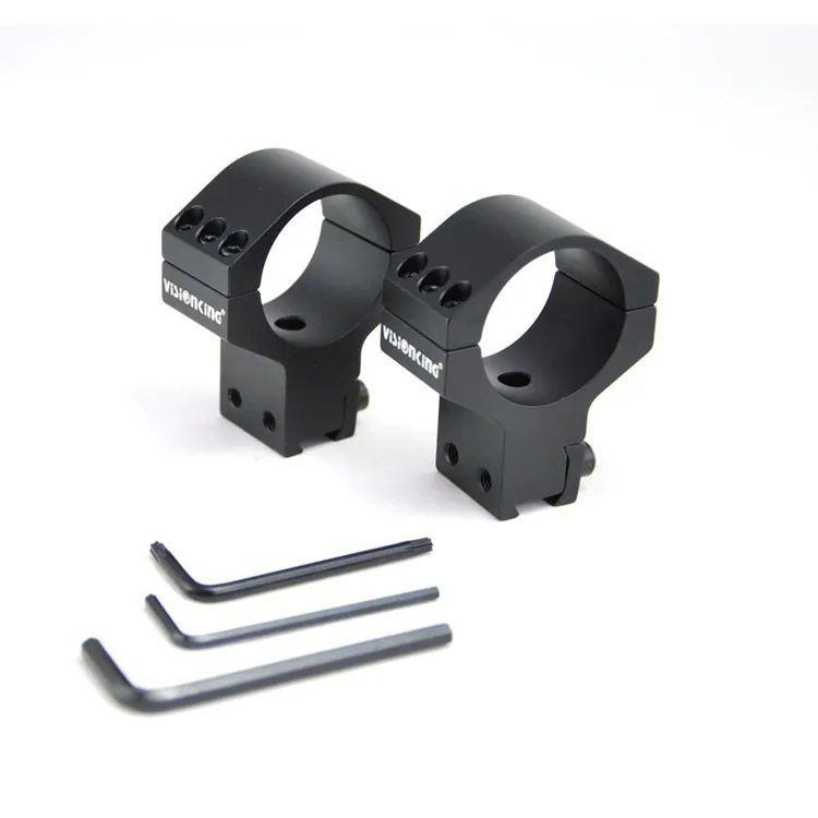 Visionking Scope Mounts Accessoires Support de visée optique de haute qualité Anneaux de portée de fusil 35mm Mount Tactical Hunting 11 mm Dovetail