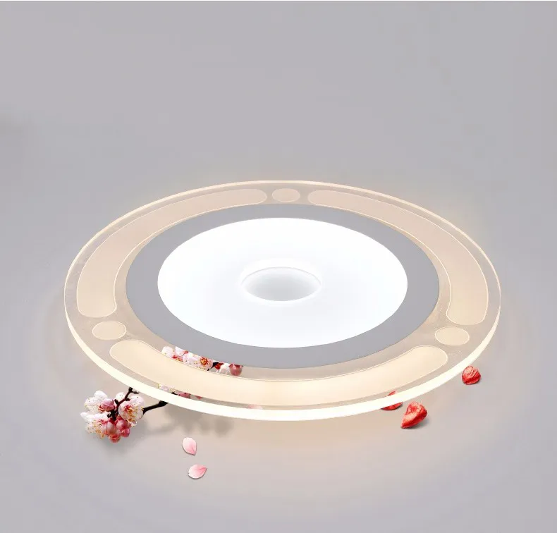 Dimmerabile Moderno E Minimalista Rotondo Plafoniera A Led Paralume in Acrilico Illuminazione a Soffitto Luci del Soggiorno Lampada da Cucina Decorativa Lamparas