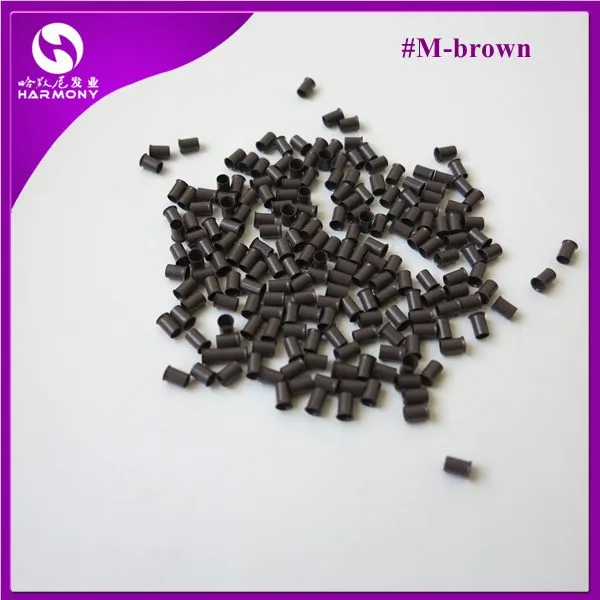 DHgate.com:500pcs Light Brown Copper Micro Tubes with Flare Edge for ...