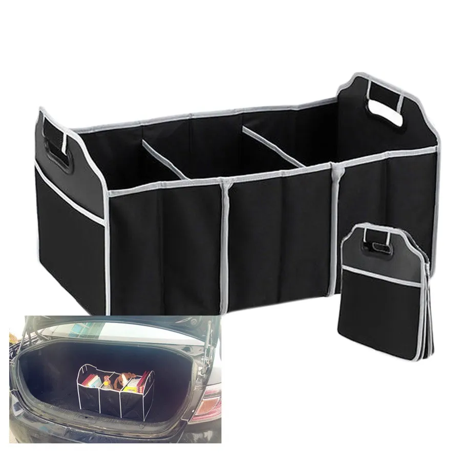 Opvouwbare auto-organizer Kofferbak Stuff Voedsel Opbergzakken Tas Koffer Kofferbak organizer Auto Opbergen Opruimen Interieur Accessoires Inklapbaar