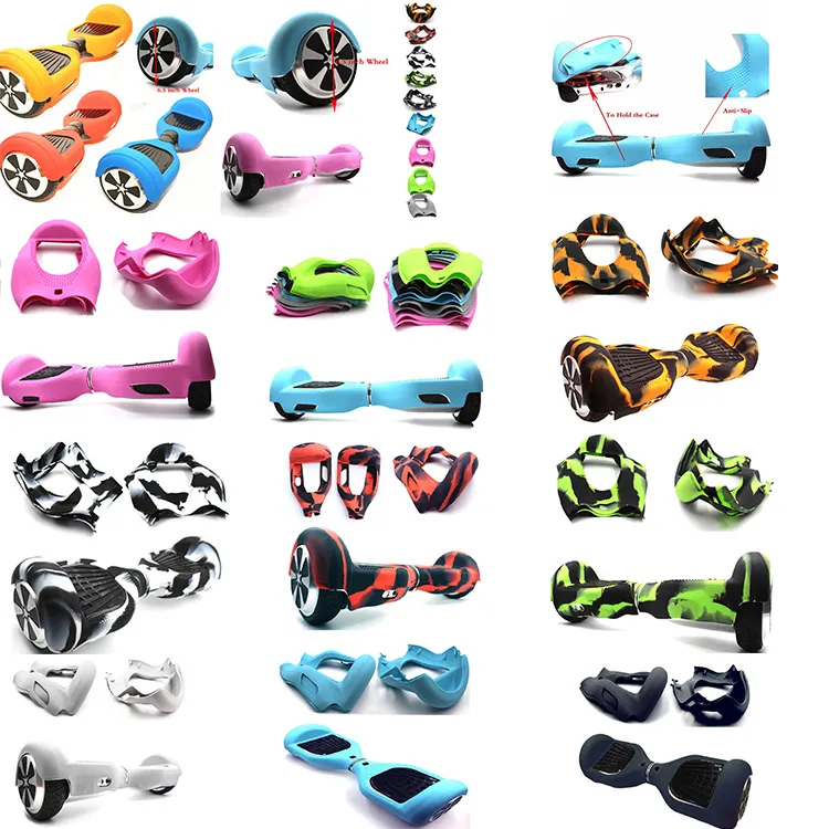 Housse de Protection en Silicone 360 pour Hoverboard 8 Pouces (Mix