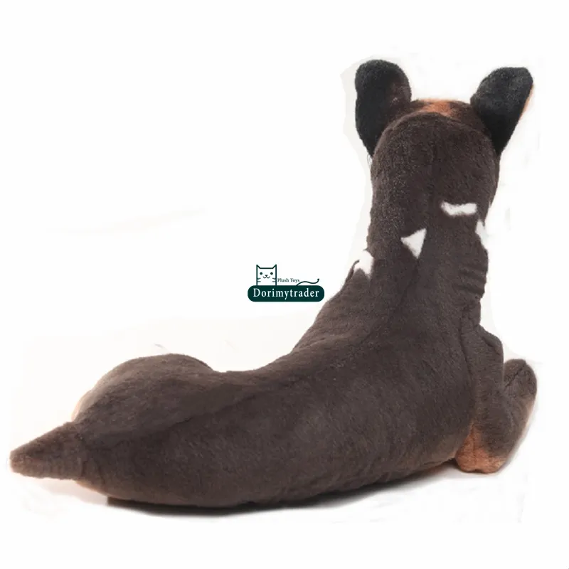 Dorimytrader réaliste animal Boxer chien en peluche jouet gros peluche simulation chiens poupée cadeau pour enfants 31 pouces 80 cm DY618953276430