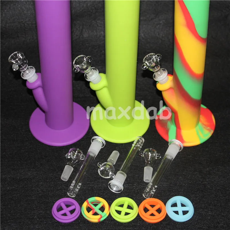 Narguilés Tuyaux d'eau en silicone Tuyau incassable de haute qualité pour fumer un bong d'herbes sèches et Durable USA DHL gratuit