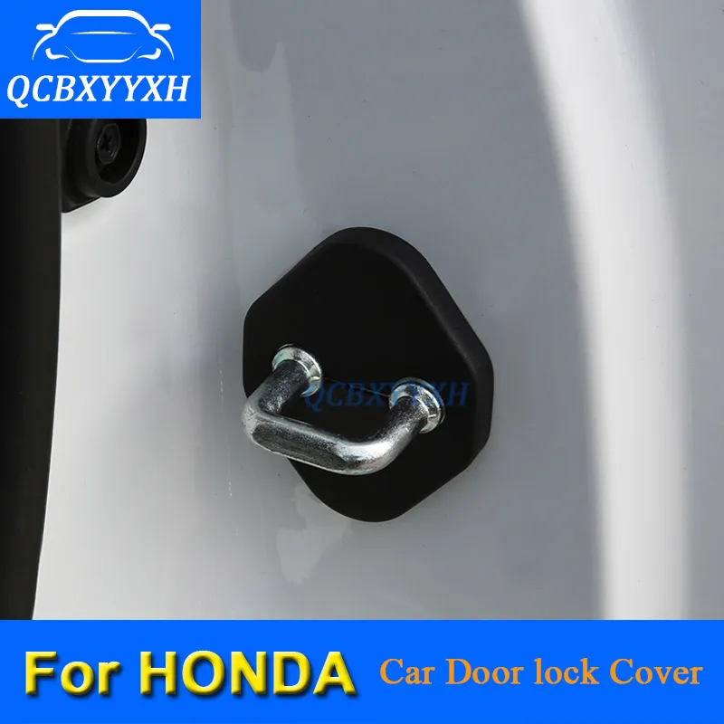 Car Door Lock Protective Cover For Honda CRV VEZEL HRV Accord CITY FIT CIVIC JADE JAZZ Car Door Lock Decoration Auto Cover