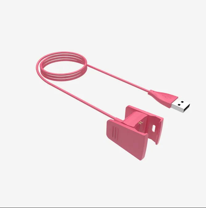 استبدال USB شحن الطاقة الحبل سلك شاحن كابل للحصول على فيتبيت تهمة 2 Smartband 55CM / 1CM أسود / الوردي / الزرقاء