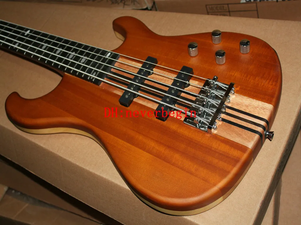 High Brand New Arrival 5 Strings Wooden Electric Bass Best Musical instruments HOT