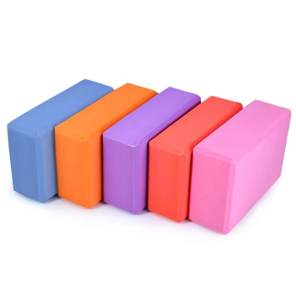 Wholesale-Homasy EVA Yoga Block Brick Foaming Foam Home Exercise Fitness Health Gym Practice Tool