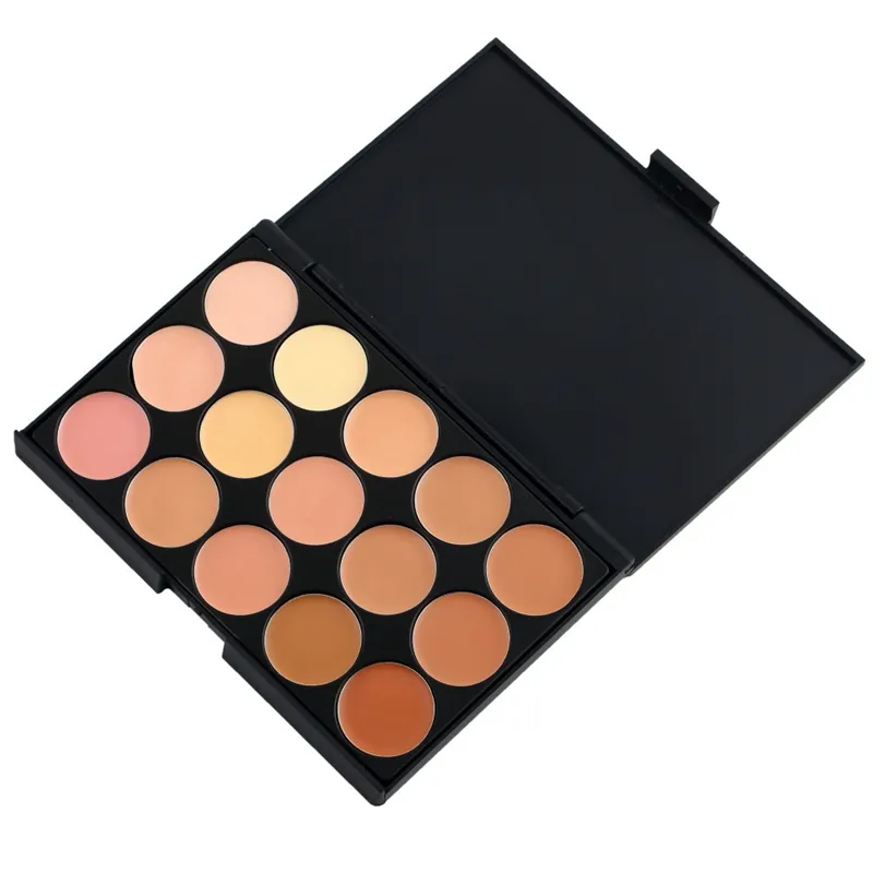 Concealer Facial Nautral Care Nake Glitter Makeup Palette Set avec Beush Correcteur + Brush DHL gratuit