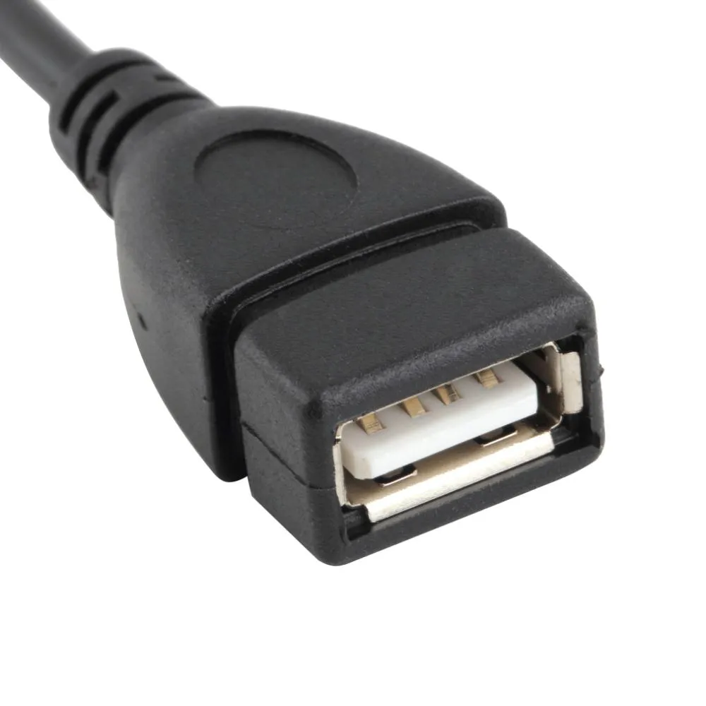 L Sharp 90 -градус USB B Мужской адаптер конверсии USB Адаптер для самок и мини -5P OTG Cable Dow