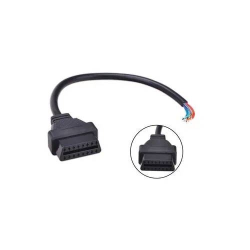 OBD OBD2 16Pin 여성 확장 개방 케이블 자동차 진단 인터페이스 커넥터 OBD II 여성 컨버터 OBD2 남성 케이블