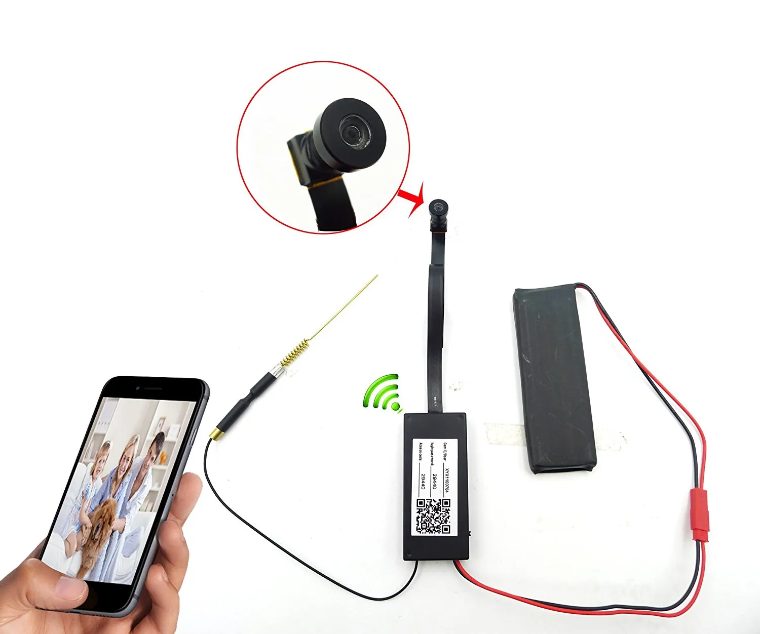 Видеокамера на движение беспроводная передача изображения на смартфон