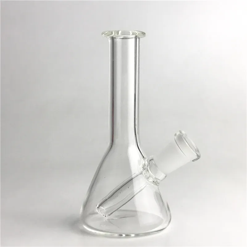 10mm Female Mini Glass Bongs Water Pipes with 4.3 inch Thick Pyrex Recycler Glass Heady Water Bong for Smoking