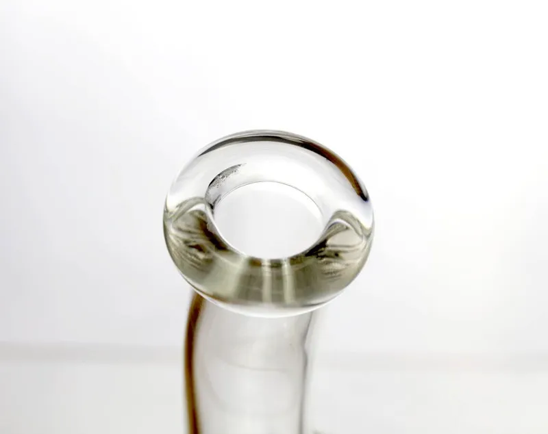 8 дюймов толстые нефтяные стеклянные стеклянные бонг водопроводки для курительные трубы с двойным стволом купольный всплеск матрицы внутренний PERC кальяны