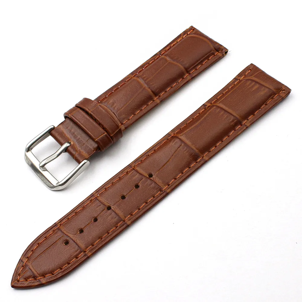 Durable Brown Men Women Cowhide Watch Strap 18mm 20mm 22mm High quality Waterproof Leather Watch Band Spot Supply Fast Delivery OE5246095