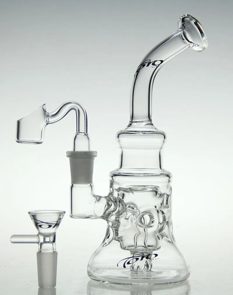 New scientific bong glass recycler new water bongs oil rig diamond pipe