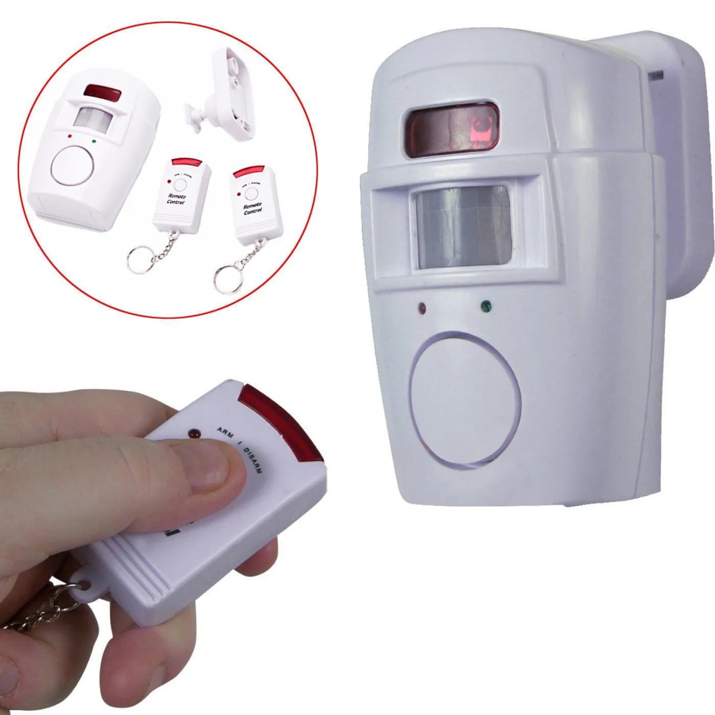 Wireless PIR Motion Sensor Alarm burglar alarm motion alarm 2 Remote Controls Home Security Shed Garage