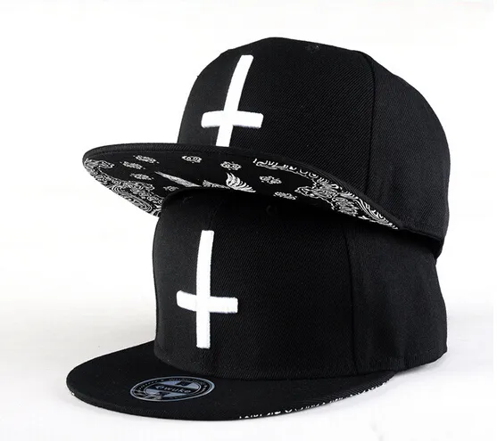 Offre spéciale casquette hip-hop coréenne casquette de baseball croisée homme femme Skateboard chapeau plat garçon et fille chapeau livraison gratuite