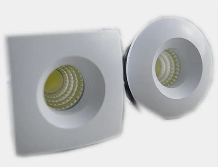 Sıcak satış Mini Cob 5W downlight gömme ışıklar led led kısılabilir sergi lamba AC85-265V sıcak beyaz / Doğal beyaz / soğuk beyaz + Led sürücü