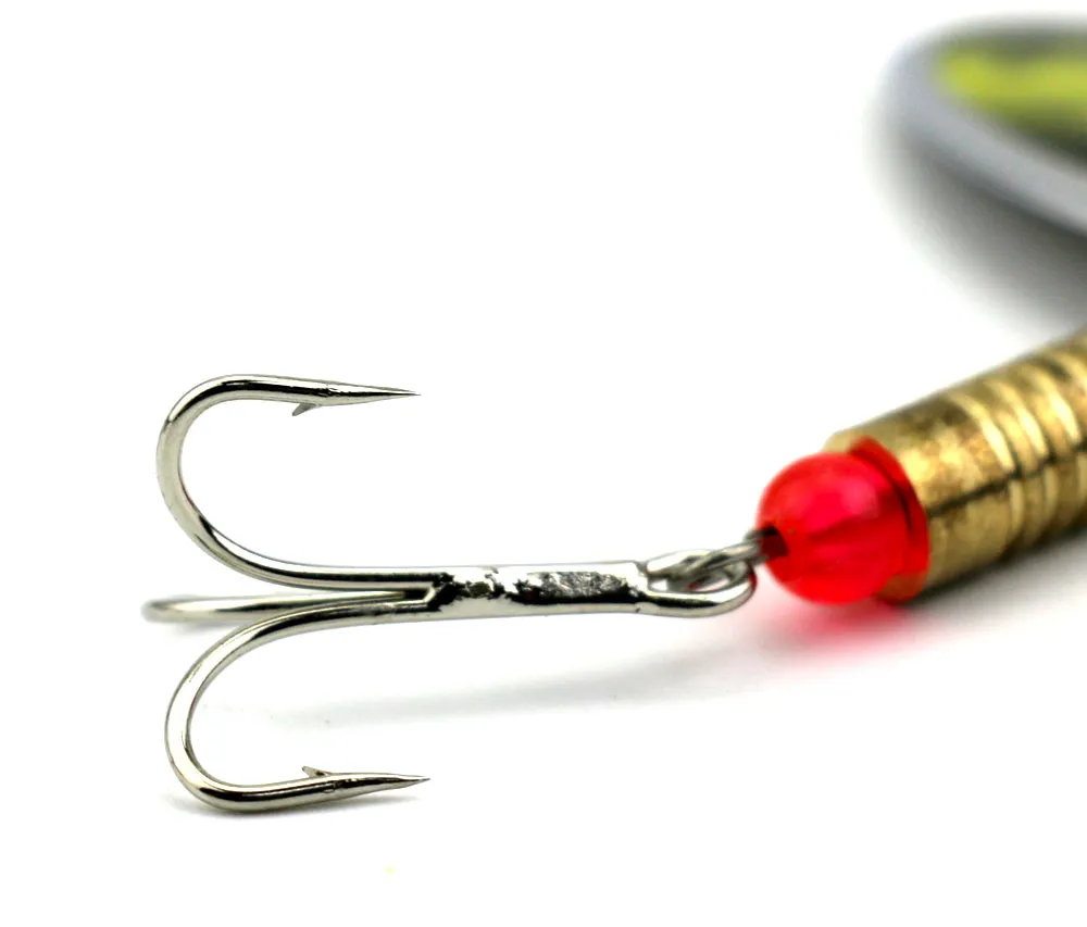 atacado 7cm 8,8g spinner isca isca de pesca colheres de água doce águas rasas baixo walleye peixinho minnow isca