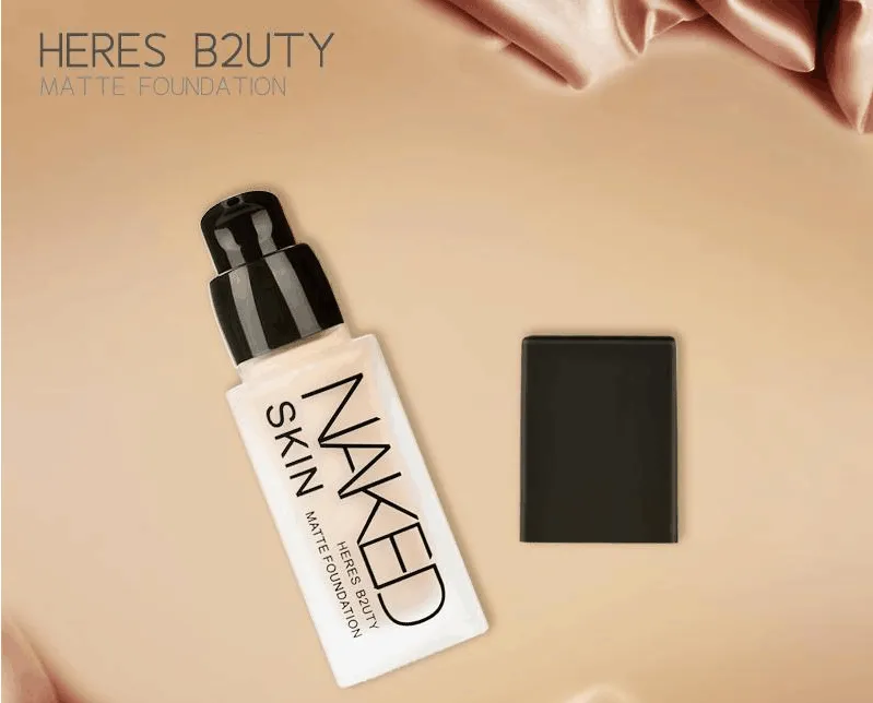 HERES B2UTY NAKED MATTE 마감 보습 컨실러 파운데이션 방수 컨실러 미백 모이스처 라이저 오일 컨트롤 30ML8736284