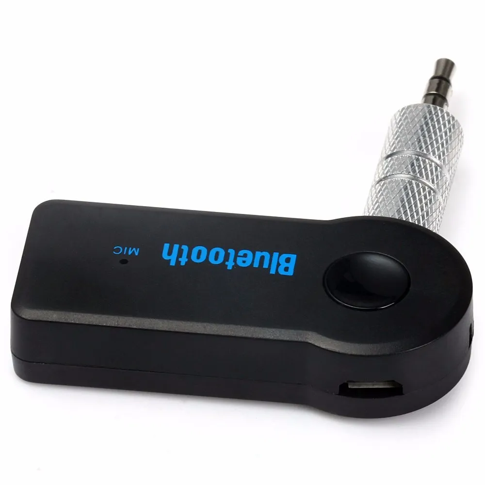 Prawdziwe stereo Nowy 3.5mm Streaming Bluetooth Audio Odbiornik muzyczny Zestaw samochodowy Stereo BT 3.0 Przenośny adapter Auto AUX A2DP do zestawu głośnomówiącego MP3