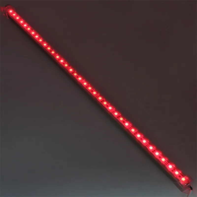 RGB LED BAR Light 12V SMD 5050 Chip U Aluminium Shell + PC Cover Hard Rigid LED Strip Light Tube för köksskåp