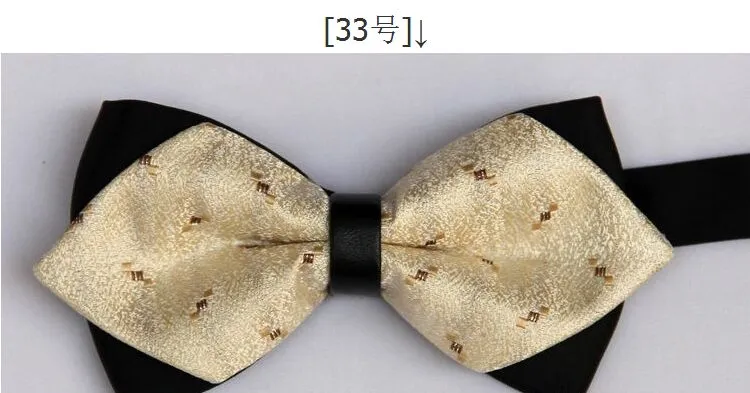 Jacquard bow ties 12*6cm Arrow bowknot 1200`Knitted Men's Neck Tie Occupational tie for Father's Day tie Christmas Gift