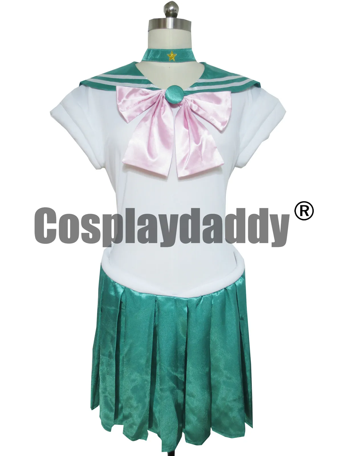 Sailor Moon Serena Lita Kino Jupiter Vert Cosplay Costume