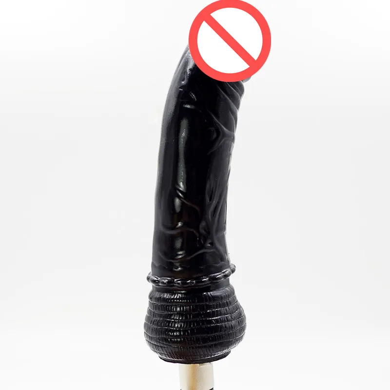 커플을위한 중간 크기 섹스 머신 벤딩 시뮬레이션 음경 딜도 블랙 첨부 섹스 장난감