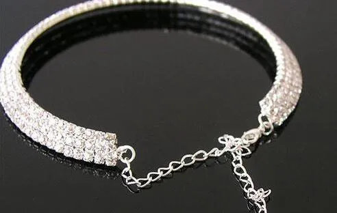 Super gorgeous diamond necklace Wedding Party Necklace collar clavicle Crystal Diamond Rhinestone Necklace Choker Wedding Jewelry