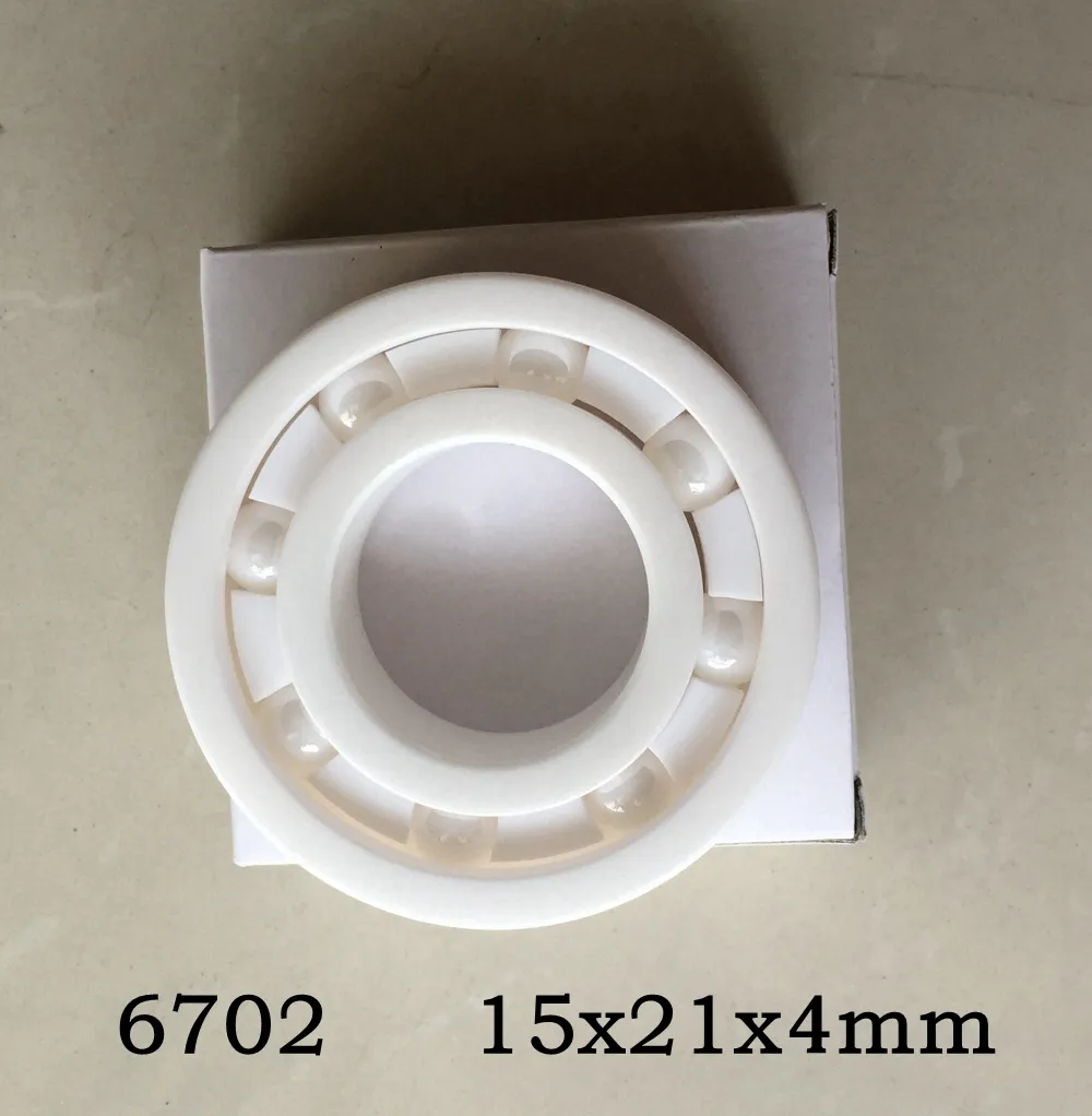 10ピース6702フルセラミックボールベアリング15x21x4 mmジルコニアZRO2ベアリング15 * 21 * 4mm