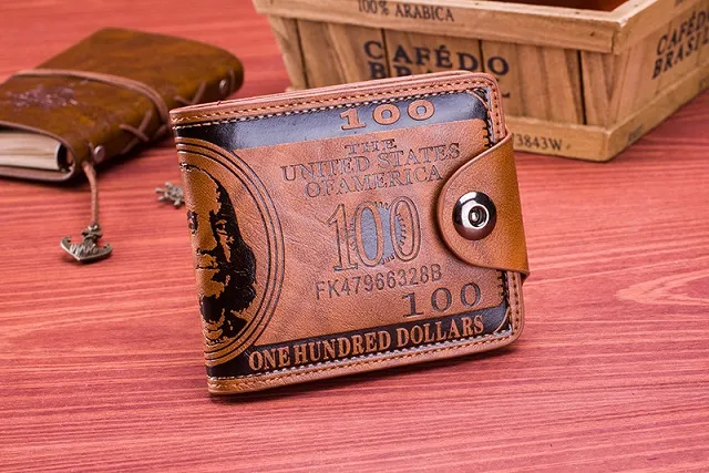 Portafoglio da uomo in pelle sintetica di qualità dal design classico e alla moda Porta carte di credito Portafogli da uomo Shipp276v