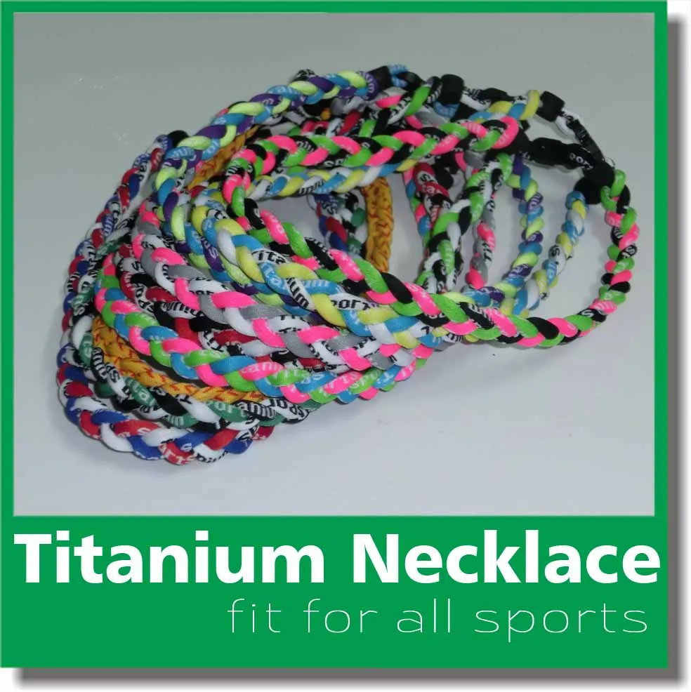 2022 Titanium Sports USA Baseball Tornado Twister geflochten 3 Seil Choker Halsketten Fit für Teamfarbe 16 