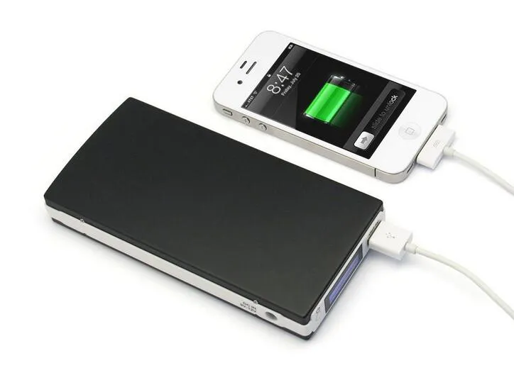 Power Bank Portable 20000mAh Powerbank Extern Backup Batteriladdare Emergency Power Pack Laddare för alla mobiltelefoner