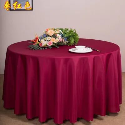 Grátis pela DHL, 10 peças Toalha de mesa da mesa da mesa redonda cetim para banquete casamento festa decoração branco preto por atacado 71 