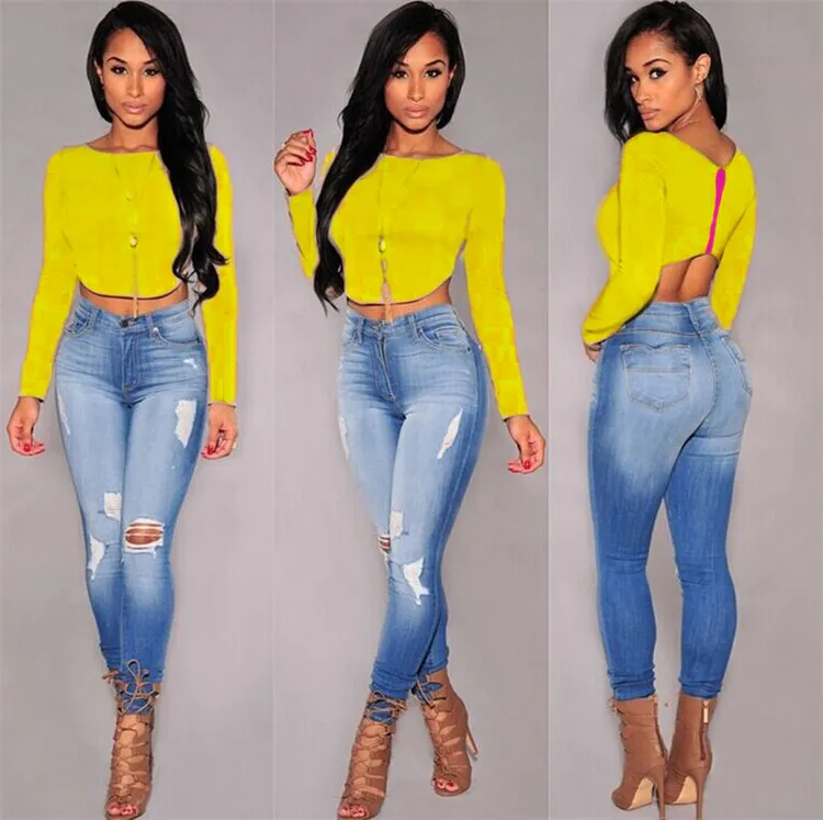 Hottest Sale Sexy Night Club Party Women's Shirt Ladies Clothing Garment Long Sleeve Zipper Shorts Fast Shipping