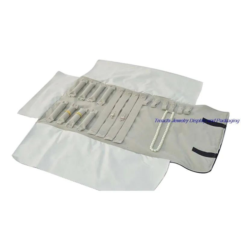 Superior Jewelry Display Rolls Travel Portable Organizer Multi